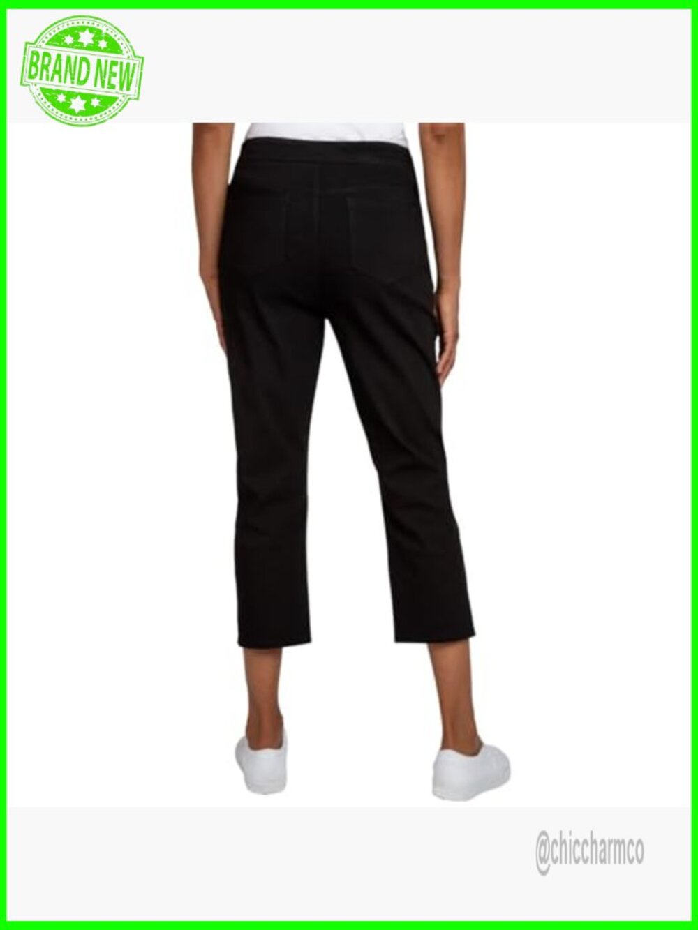 Comfort Stretch Pull-On Capri Pants with Tummy Control Panel - Picture 3 of 7